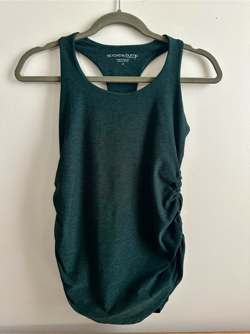 Beyond the Bump Dark Teal Maternity Tank Top
